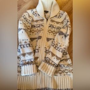 Eddie Bauer Womens Zip Up Sweater